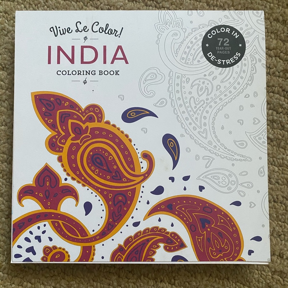 Card Colouring Book